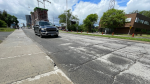 Carling Avenue on May 28, 2024. The road was ranked the worst road in Ottawa for the 20th year in a row. (Peter Szperling/CTV News Ottawa)