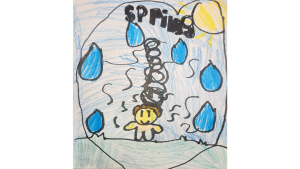 'Spring Tornado' by Greyson Mulligan-Reid, 8 years old 
