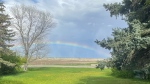 Amanda Hollister took this picture from Indus, Alta., of a beautiful rainbow.