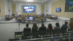 The OCDSB Board meeting, where delegates discussed growing antisemitism in the school board on May 28, 2024. (Peter Szperling/CTV News Ottawa)