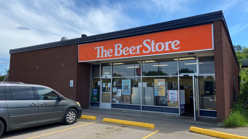 The Beer Store in Barry's Bay, Ont. May 29, 2024. (Dylan Dyson/CTV News Ottawa)