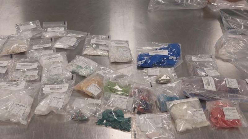 Calgary police seized a significant quantity of drugs from several homes in Panatella and Rocky View County between March and May of this year. (Supplied)