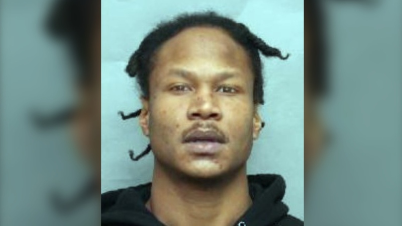 Police have released this photo of Adrian Vincent Walker, 28. Walker is wanted in connection with a homicide in Oakwood Village on May 7, 2024. (Toronto Police Service handout) 