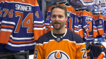 Connor Moor went to Game 4 between the Edmonton Oilers and Dallas Stars for free after a stranger gave him and his cousins tickets on Wednesday, May 29, 2024. (Marek Tkach/CTV News Edmonton)
