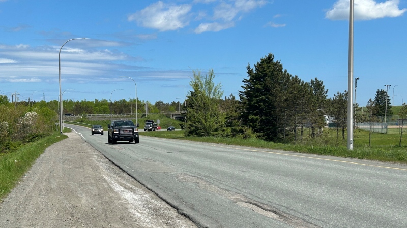 A road in Cape Breton is pictured. (Source: Ryan MacDonald/CTV News Atlantic)