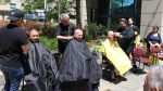 Several members of the London Police Service participated in the Cops for Cancer head-shaving fundraising event on May 30, 2024. (Source: London Police Service/X) 