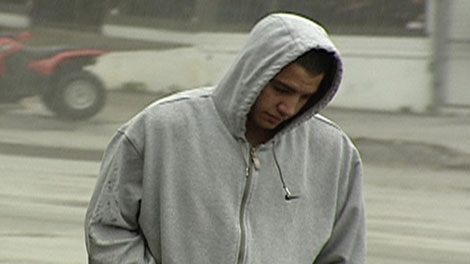 Jonathan Bacon, one of the notorious Bacon brothers associated with the Red Scorpion gang, is seen on March 19, 2009.