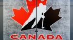 Hockey Canada has formed a committee of stakeholders to help structure the organization's next women's and girls' hockey strategic plan. A Hockey Canada logo is seen on the door to a meeting room at the organizations head office in Calgary on Sunday, Nov. 6, 2022. (Jeff McIntosh/The Canadian Press) 