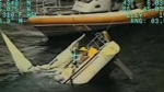 WATCH: Man rescued from sinking boat