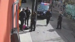 A video provided to CTV News shows VPD officers laughing after a woman is shot with a beanbag. 