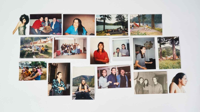 A small selection of photographs kept in the Two-Spirit Archives at the University of Winnipeg is shown in an August 2023 image. (Two-Spirit Archives/Facebook)