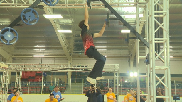 Ninja warrior competes in national competition in Sudbury. May 31, 2024 (Pat Laframboise/CTV Northern Ontario)