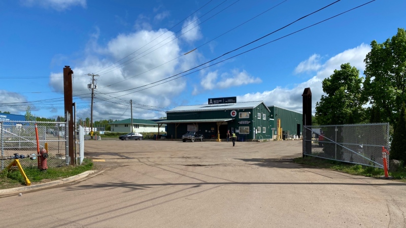 The American Iron and Metal Company’s scrap metal facility on Toombs Street in Moncton, N.B., is pictured in this image taken May 31, 2024. 