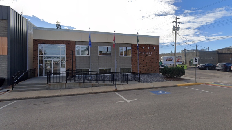 The Westlock town office in October 2023. (Source: Google Street View)