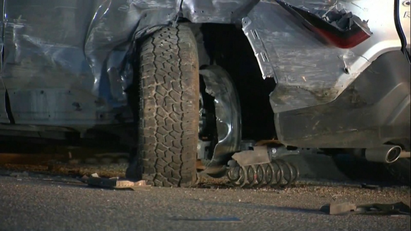 Vehicles damaged in Huntington Hills