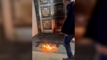 Arson attack targets Jewish synagogue