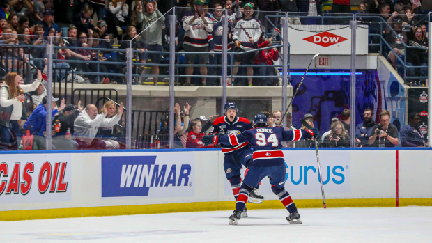 The Saginaw Spirit crushed the Moose Jaw Warriors 7-1 in the Memorial Cup semi-finals on May 31, 2024. (Source: Canadian Hockey League)
