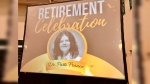 A retirement celebration was held for outgoing St. Clair College president Patti France on May 31, 2024. (Gary Archibald/CTV News Windsor)
