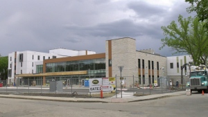 Construction of Regina's new building is just months away from completion. (Mick Favel / CTV News) 