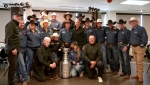 McDonald brought along 1989 Flames teammates Colin Patterson, Rick Walmsley and Tim Hunter to the Calgary Police Service event