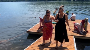 As Sophie Leblond Robert celebrates her 39th birthday she continues to defy odds after having a stroke on Saturday, June 6, 2024 (Katelyn Wilson, CTV News Ottawa).