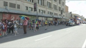 Winnipeggers celebrate at the 2024 Pride Parade 