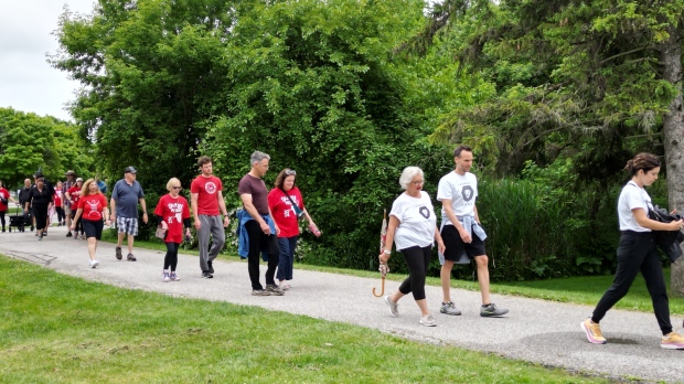 Every year, thousands of Canadians take part in the Gutsy Walk which is Crohn's and Colitis Canada's largest single day fundraiser. Windsor's walk took place June 2, 2024. (Bob Bellacicco/CTV News Windsor)