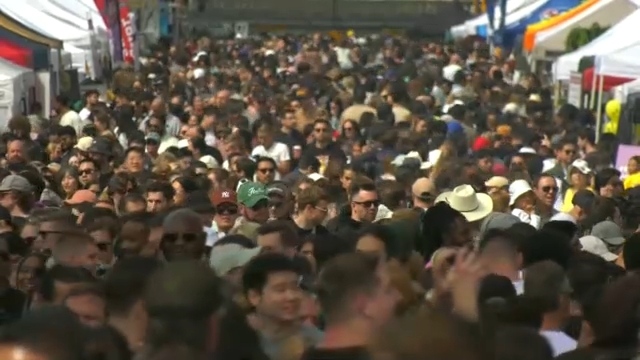 Crowds at the 2024 Lilac Festival in Calgary on June 2, 2024. (Darren Wright/CTV News Calgary)