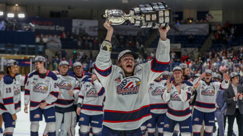 The Saginaw Spirit beat the London Knights to win the Memorial Cup on June 2, 2024. (Source: Eric Young/CHL)