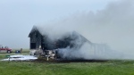 Damage is estimated at $350,000 after a house fire in Tilbury, Ont., on June 3, 2024. (Source: Chatham-Kent fire)