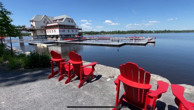 The NCC River House swimming area on Monday, June 3, 2024. (Dave Charbonneau/CTV News Ottawa)