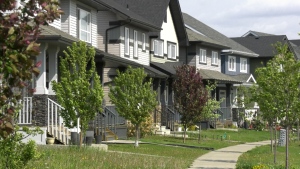 Homes in Edmonton's Secord neighbourhood on May 30, 2024. (CTV News Edmonton)