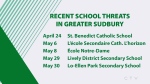 In the last six weeks, there have been five school threats investigated by the Greater Sudbury Police Service. All turned out to be unfounded. (Photo from video)