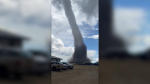 A possible landspout tornado was reported by Edberg, Alta., residents on June 3, 2024. 