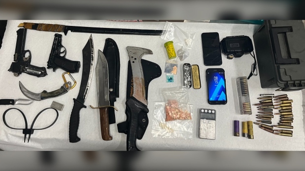 Items seized as part of an investigation by Strathroy police on June 2, 2024. (Source: Strathroy-Caradoc police)