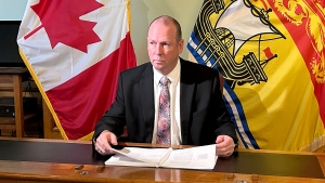 Paul Martin, New Brunswick auditor general, is seen in Fredericton, Thursday, Sept. 7, 2023. THE CANADIAN PRESS/Hina Alam 