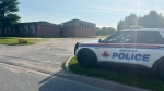 There will be a heavy police presence in the area of Holy Cross School in North Bay on Wednesday and the school will be closed for the day. (Eric Taschner/CTV News)
