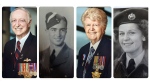 Howard and Anne McNamara are seen in a compilation of their old and new official portraits. (Images courtesy of the Government of Canada)