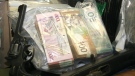 Police seized cash and weapons in a bust connected to a drug trafficking ring operating in Ottawa.