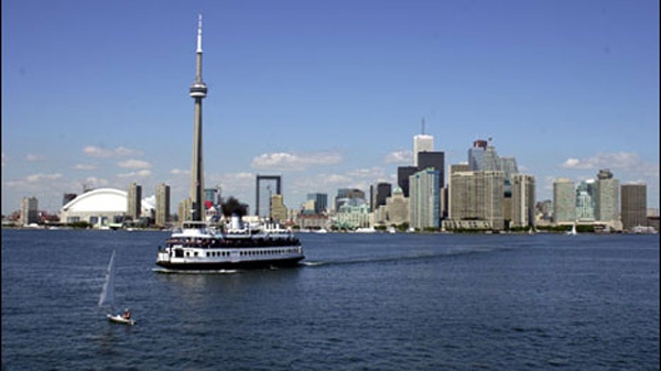 Ferry service to the Toronto Island was overwhelmed with people wanting to take advantage of the warm weather over the Easter long weekend.