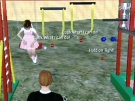 An investigator's avatar enters what seems to be a playground where virtual children offer sex.