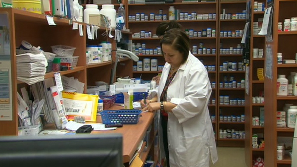 Pharmacist Wafa Boshara said she might have to let her service level slide if the government reduces her revenue on generic drugs.
