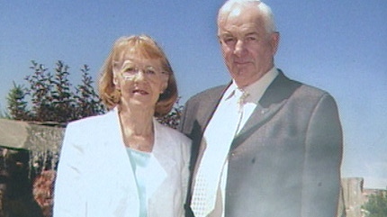 Shirly Hinkley is seen with her husband Gawney Hinkley in an undated supplied photo.