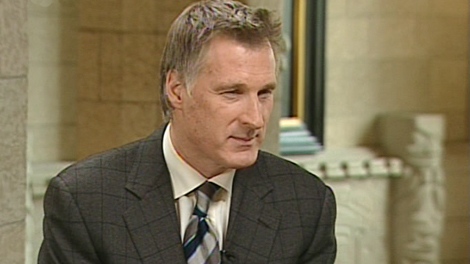 Conservative MP Maxime Bernier speaks with CTV's Power Play in Ottawa, on Tuesday, April 20, 2010.