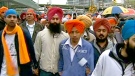 About 70,000 people gathered for the annual Sikh celebration of Khalsa on Sunday, April 25, 2010.