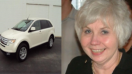 Police are looking for 60-year-old Patricia McPhee, pictured right. The license plate on her vehicle, a 2008 Ford Edge, is missing along with her identification.