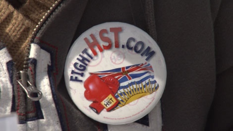 The anti-HST petition drive moved into Metro Vancouver on May 1, 2010, settin up shop at the Vancouver Art Gallery. (CTV)