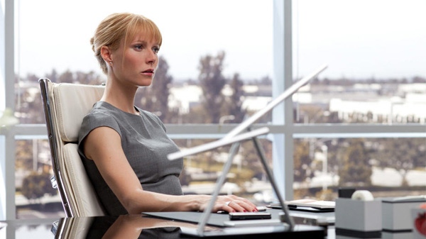 Gwyneth Paltrow in Paramount Pictures' Iron Man 2, as Tony Stark's new secretary, Pepper Potts.