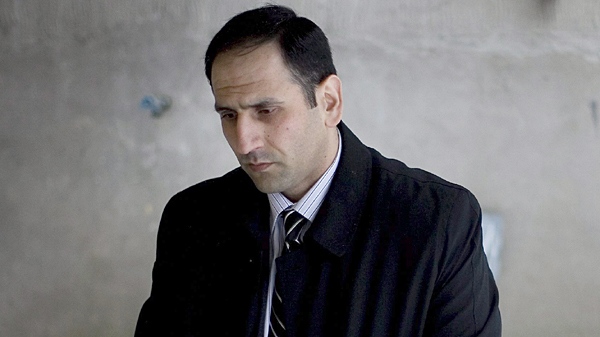 Hassan Almrei poses for a photo outside his lawyer's office in Toronto on Wednesday February 10, 2010. (Chris Young / THE CANADIAN PRESS)
