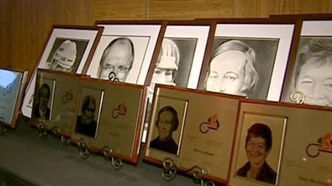 Five residents were inducted into the Ottawa Sports Hall of Fame, Wednesday, May 5, 2010.